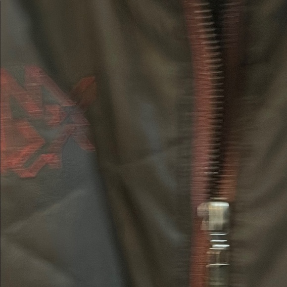 J!NX Men's Black Bomber Jacket with Skull Design - Picture 4 of 15